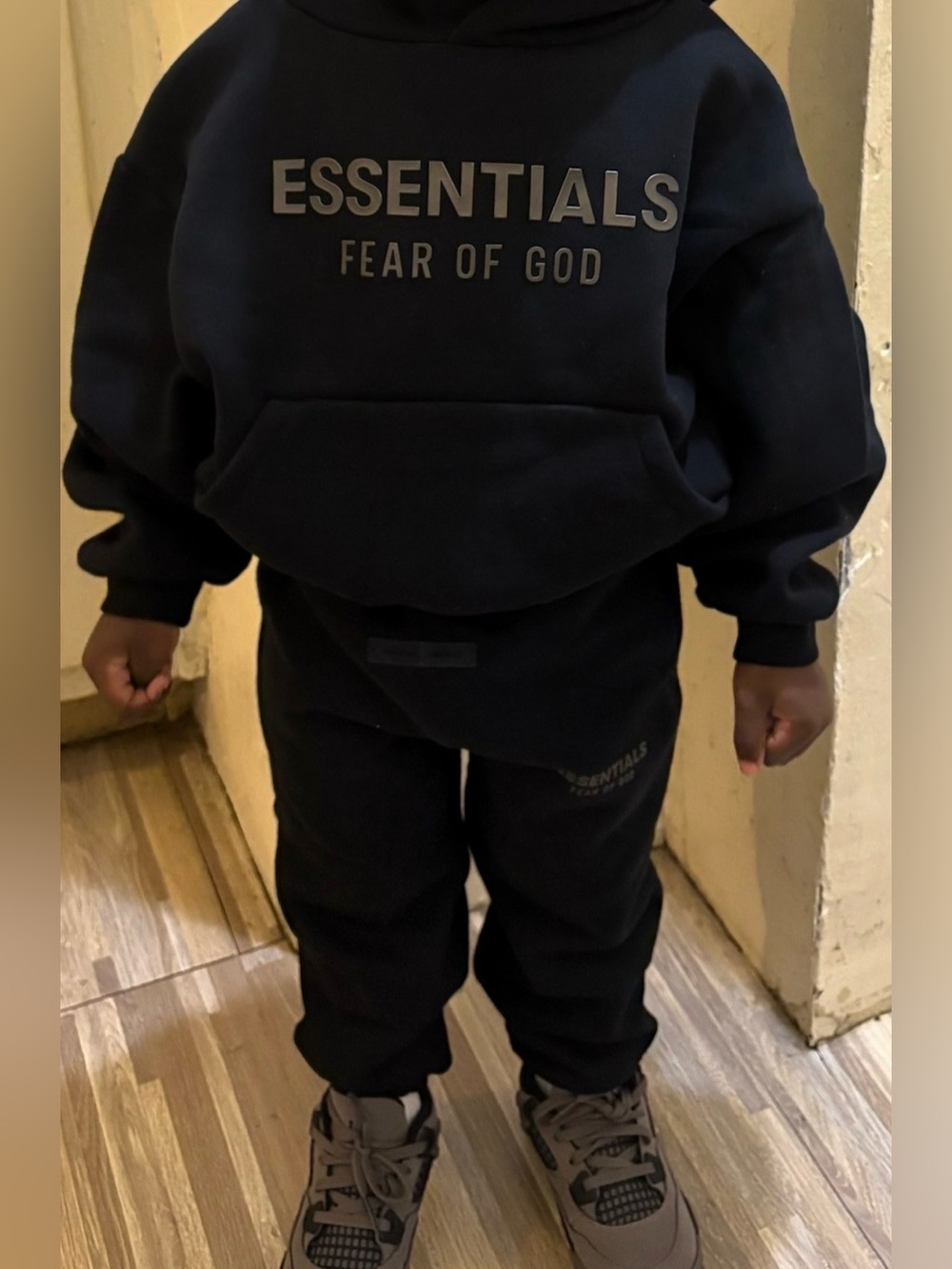 ESSENTIALS Fear of God Essentials Black Matching Set